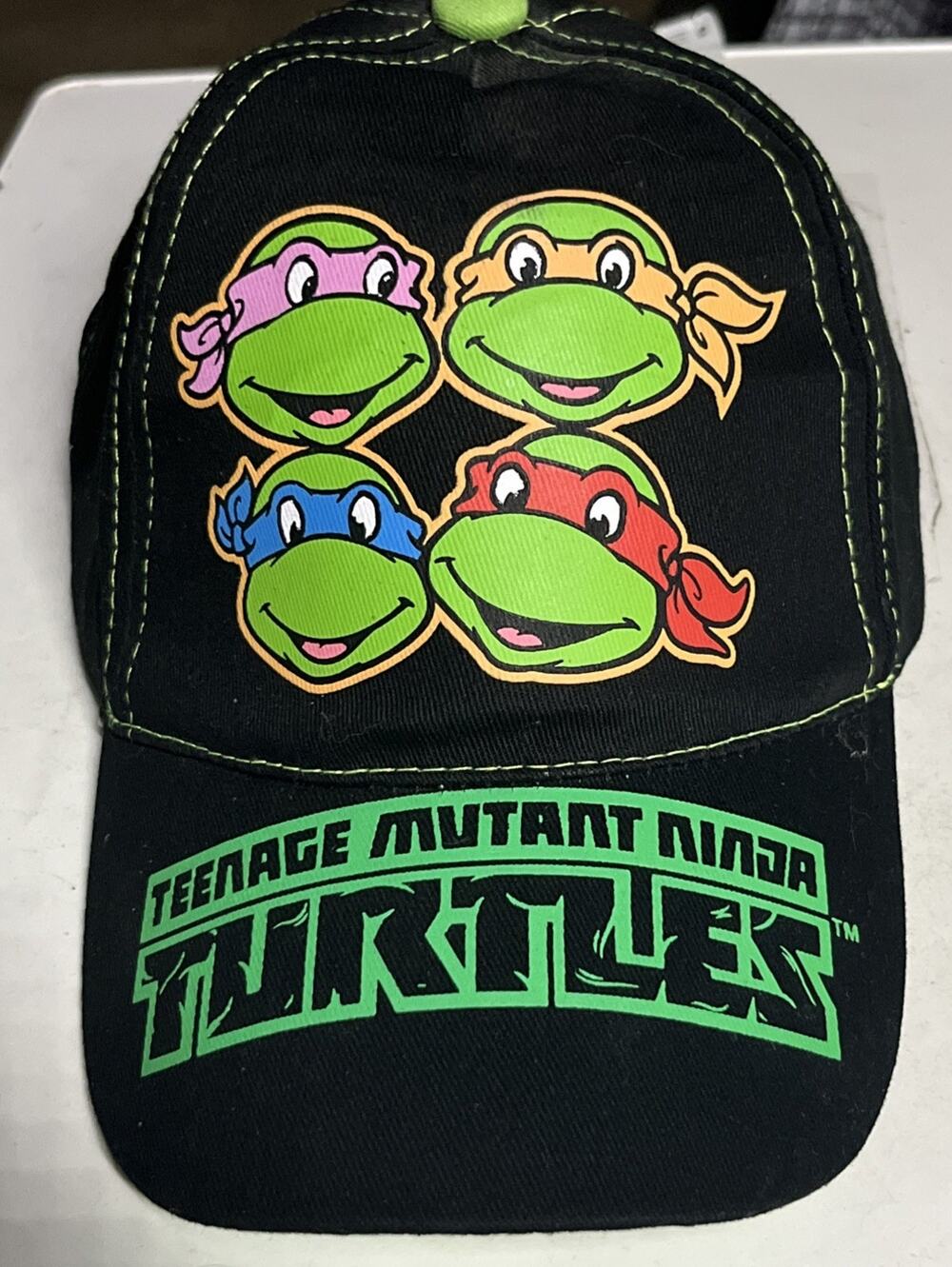 Teenage Mutant Ninja Turtles Hat Nickelodeon TMNT Childs Adjustable Black